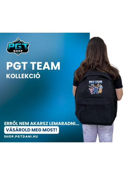 PGT TEAM Mintás Hátizsák Koncertes