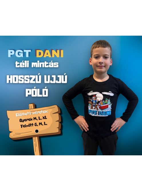 PGT Téli Mintás Hosszú Ujjú Póló (kifutó termék)