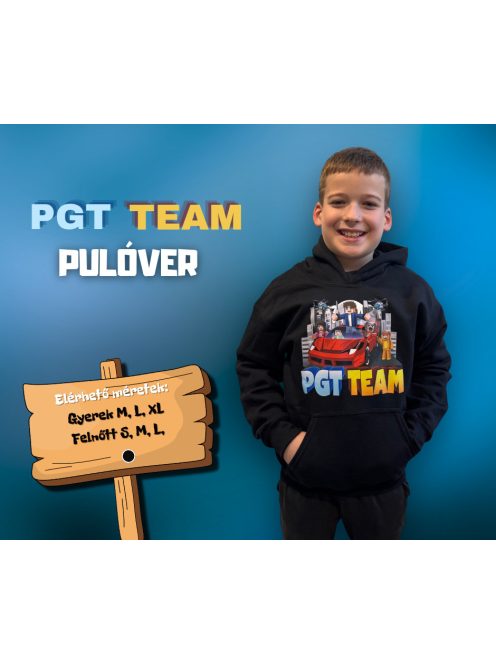 PGT Team Autó Mintás Pulóver 
