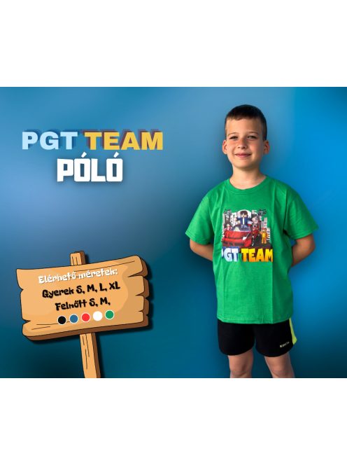 PGT Team Póló Autós