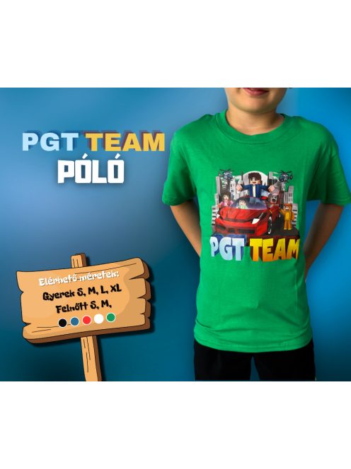 PGT Team Póló Autós